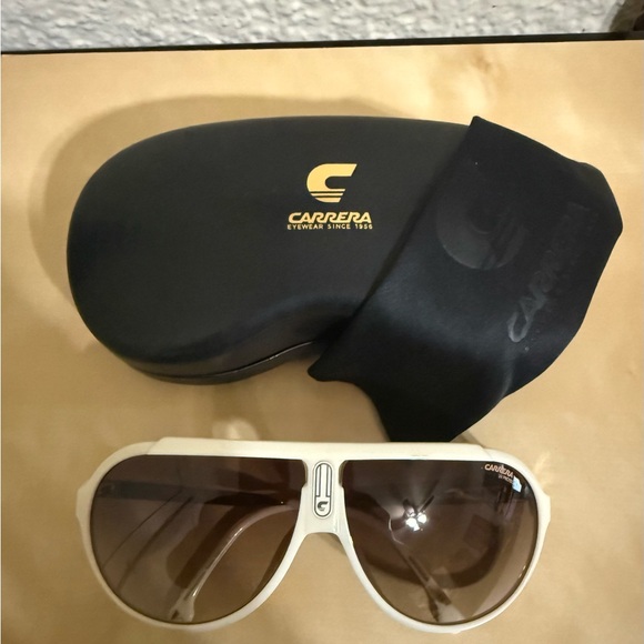 Authentic Carrera Brown Gradient Pilot Unisex Sunglasses - Picture 1 of 7